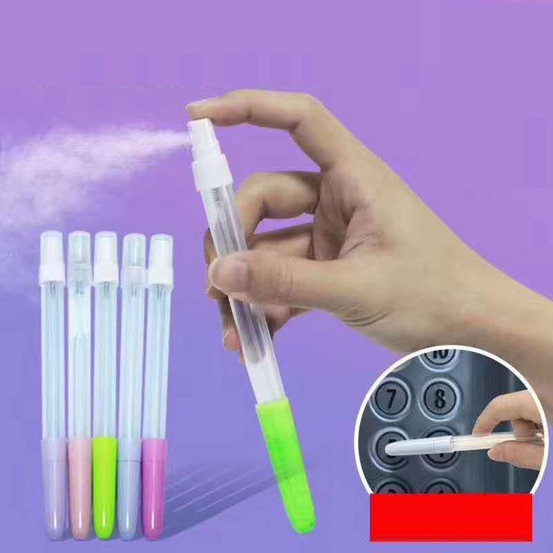 Spray Bottle BallPen with Plastic Cover
